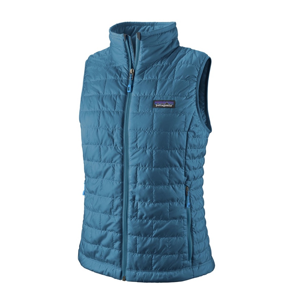 Patagonia Women's Nano Puff Vest Wavy Blue sz M